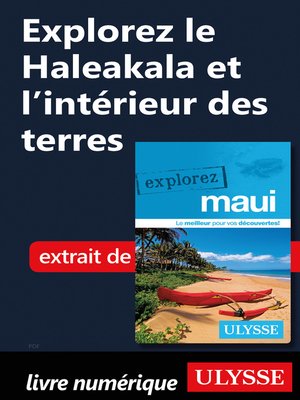 cover image of Explorez Le Haleakala et l'intérieur des terres